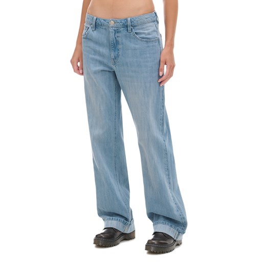 Cropp - Jeansy baggy w stylu vintage - niebieski Cropp 40 Cropp