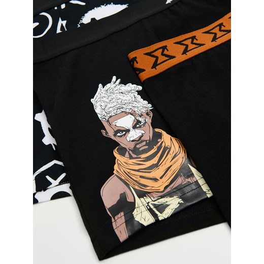 Cropp - 3 pack bokserek Arcane - czarny Cropp L Cropp
