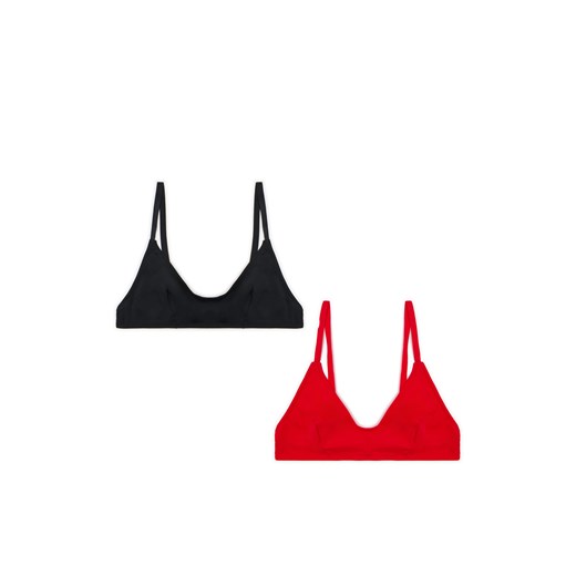 Cropp - 2 pack staników z poliamidu - wielobarwny ze sklepu Cropp w kategorii Biustonosze - zdjęcie 176578598