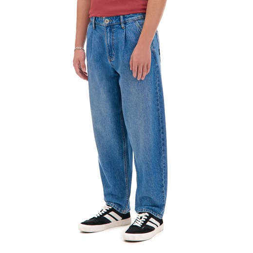 Cropp - Niebieskie jeansy balloon baggy - niebieski ze sklepu Cropp w kategorii Jeansy męskie - zdjęcie 176579035