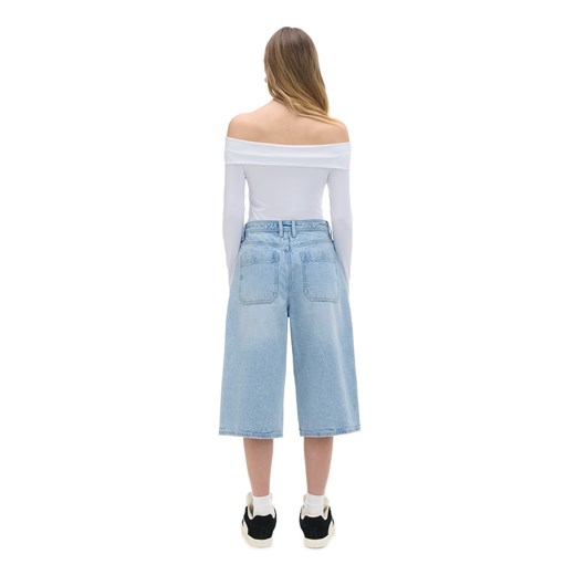 Cropp - Biała bluzka z odkrytymi ramionami - biały Cropp XS Cropp