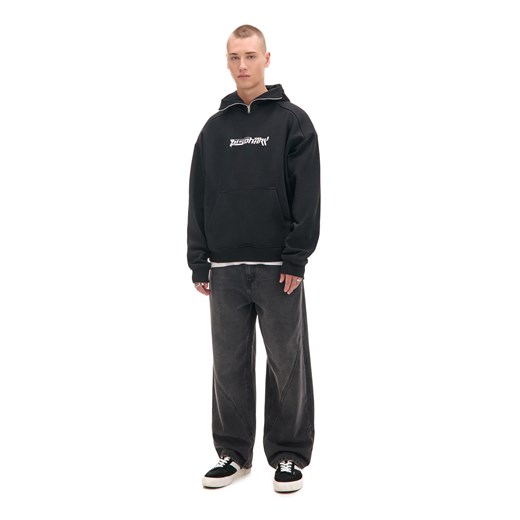 Cropp - Gruba bluza z kapturem - czarny Cropp XL Cropp