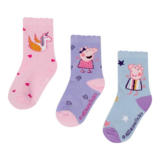 Skarpetki PEPPA PIG ACCS-SS24-234PP ze sklepu ccc.eu w kategorii Skarpetki dziecięce - zdjęcie 176581056