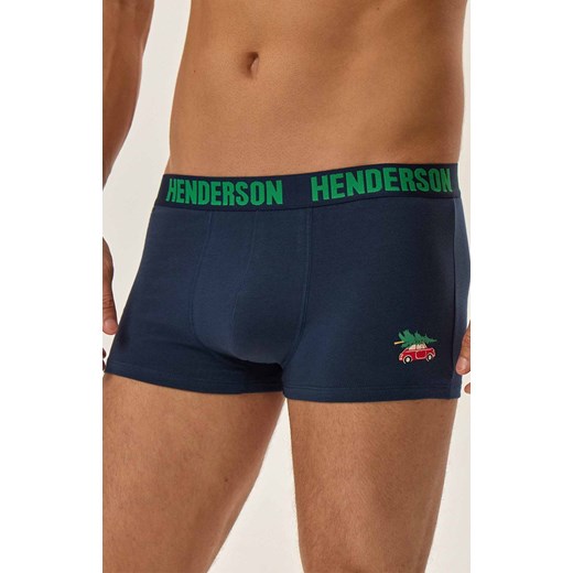 Henderson 2-pack świąteczne bokserki męskie Jury 41926-MLC, Kolor granatowy-wzór, Rozmiar 2XL, Henderson ze sklepu Primodo w kategorii Majtki męskie - zdjęcie 176583235
