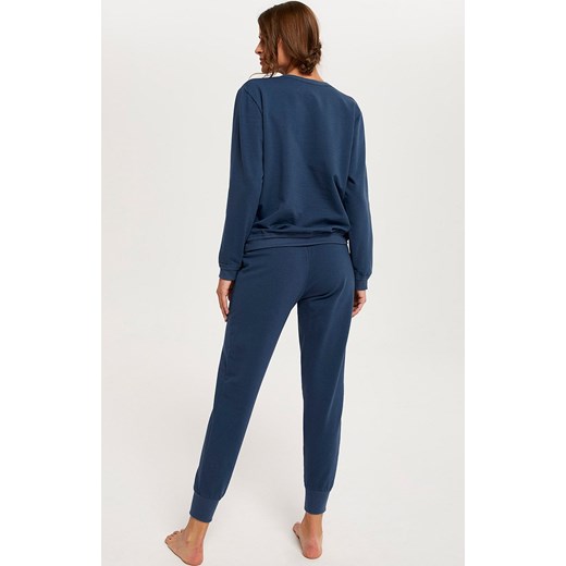 Komplet damski na długi rękaw i długie nogawki Panama, Kolor granatowy jeans, Rozmiar 2XL, Italian Fashion ze sklepu Primodo w kategorii Piżamy damskie - zdjęcie 176583677