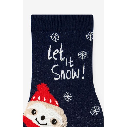 Marilyn świąteczne skarpetki damskie Sloth, Kolor granatowy-wzór, Rozmiar 36-40, Marilyn ze sklepu Primodo w kategorii Skarpetki damskie - zdjęcie 176584077