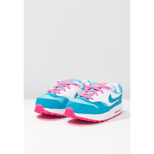 Nike Sportswear AIR MAX 1 Tenisówki i Trampki clearwather/pink pow/blue lagoon/white zalando  sportowy
