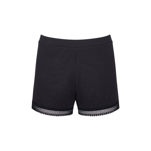 Sloggi spodenki damskie czarne GO Ribbed 10215264, Kolor czarny, Rozmiar L, Sloggi ze sklepu Primodo w kategorii Piżamy damskie - zdjęcie 176584965