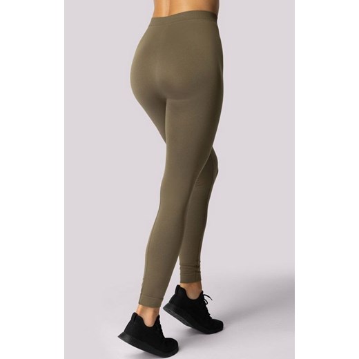Damskie legginsy termoaktywne khaki Alpha, Kolor khaki, Rozmiar L, Spaio ze sklepu Primodo w kategorii Spodnie damskie - zdjęcie 176584975