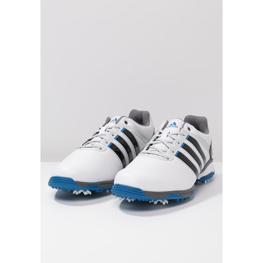 adidas Golf ADIPOWER TR Obuwie do golfa white /core black /bahia blue zalando  sportowy