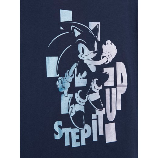Sinsay - Koszulka Sonic the Hedgehog - granatowy Sinsay 116 Sinsay