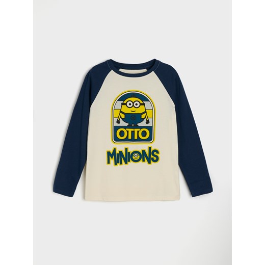 Sinsay - Koszulki 2 pack Minionki - wielobarwny Sinsay 134 Sinsay