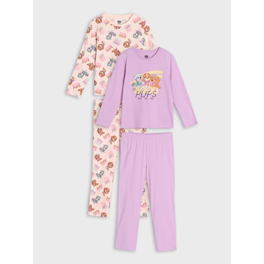 Sinsay - Piżama dwuczęściowa Psi Patrol 2 pack - kremowy Sinsay 98 Sinsay