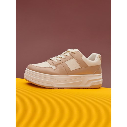 Sinsay - Sneakersy - beżowy Sinsay 38 Sinsay