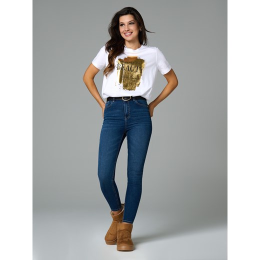 Sinsay - Koszulka - biały Sinsay L Sinsay