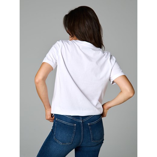 Sinsay - Koszulka - biały Sinsay M Sinsay