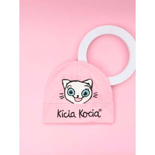 Sinsay - Czapka Kicia Kocia - różowy Sinsay M Sinsay