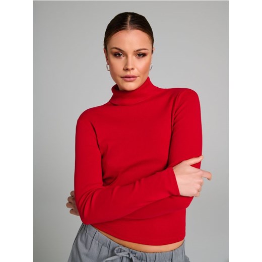 Sinsay - Golf - czerwony ze sklepu Sinsay w kategorii Swetry damskie - zdjęcie 176593659