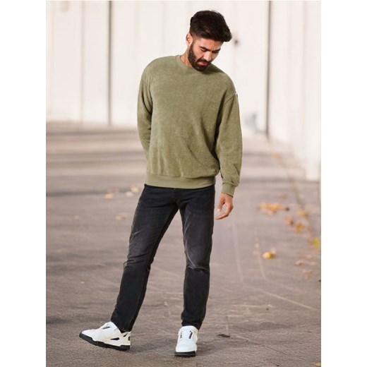 Sinsay - Bluza - khaki ze sklepu Sinsay w kategorii Bluzy męskie - zdjęcie 176593676