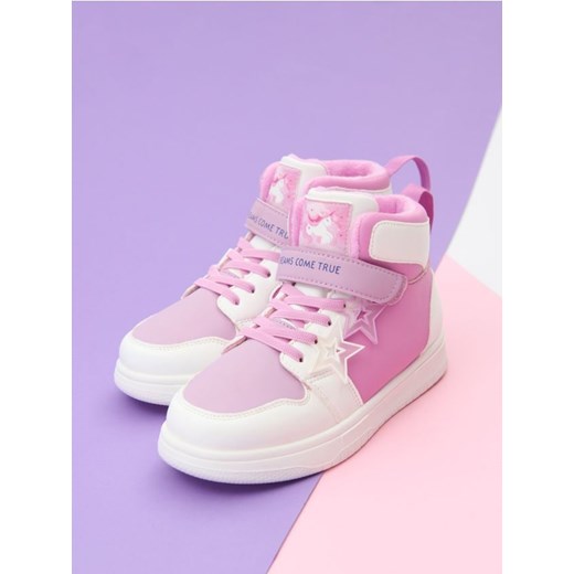 Sinsay - Sneakersy - różowy Sinsay 33 Sinsay