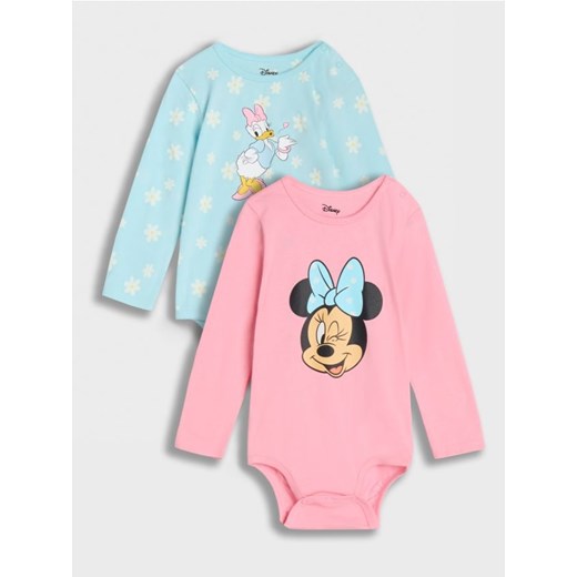 Sinsay - Body 2 pack Myszka Minnie - niebieski ze sklepu Sinsay w kategorii Body niemowlęce - zdjęcie 176594769