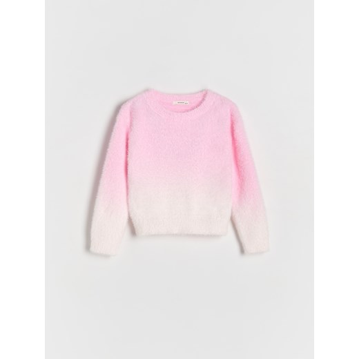 Reserved - Sweter z efektem ombre - wielobarwny ze sklepu Reserved w kategorii Swetry dziewczęce - zdjęcie 176596569