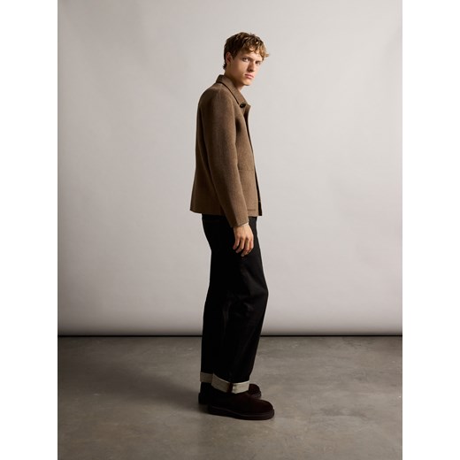 Reserved - Jeansy straight - dark grey jeans ze sklepu Reserved w kategorii Jeansy męskie - zdjęcie 176599625