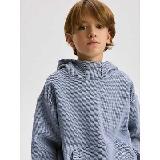 Reserved - Bluza z kapturem - jasnoniebieski ze sklepu Reserved w kategorii Bluzy chłopięce - zdjęcie 176600925