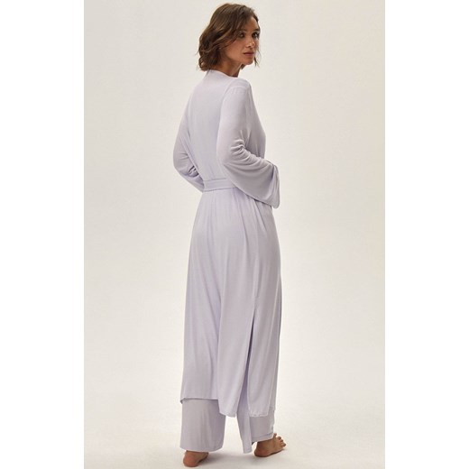 Esotiq szlafrok damski długi Juliette 42063-09X, Kolor szary, Rozmiar L/XL, Esotiq S Intymna