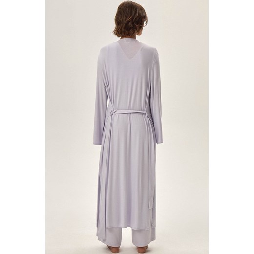Esotiq szlafrok damski długi Juliette 42063-09X, Kolor szary, Rozmiar L/XL, Esotiq S Intymna