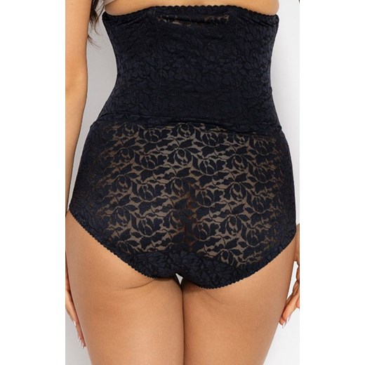 Czarny gorset połączony z figami Super Talia New, Kolor czarny, Rozmiar 3XL, Mitex ze sklepu Intymna w kategorii Majtki damskie - zdjęcie 176603086