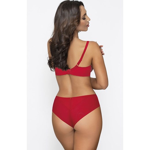 Czerwone figi brazyliany Candice, Kolor czerwony, Rozmiar S, PariPari Lingerie ze sklepu Intymna w kategorii Majtki damskie - zdjęcie 176603167