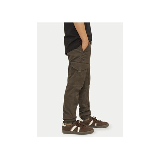 Jack&Jones Junior Spodnie materiałowe Paul 12151646 Khaki Slim Fit Jack&jones Junior 152 MODIVO