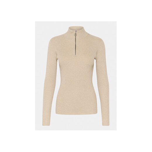 Kaffe Sweter Ellie 10508348 Beżowy Slim Fit Kaffe XL MODIVO