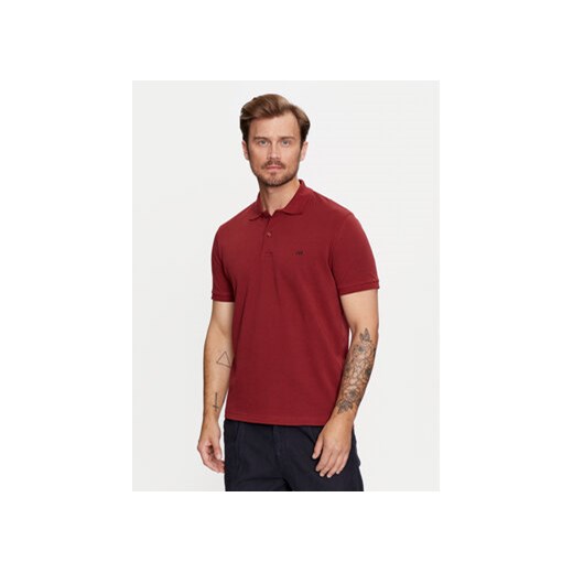 Selected Homme Polo 16087839 Bordowy Regular Fit Selected Homme M MODIVO