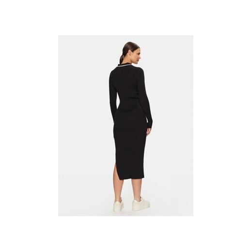 Tommy Jeans Sukienka dzianinowa DW0DW19476 Czarny Slim Fit Tommy Jeans XL MODIVO