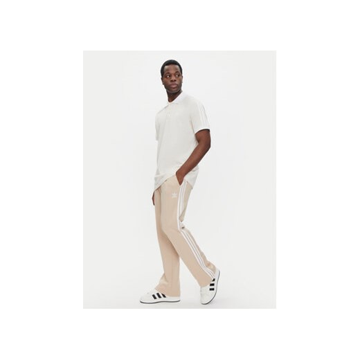 adidas Polo adicolor Classics 3-Stripes IZ3070 Écru Regular Fit L MODIVO