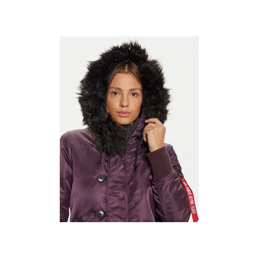 Alpha Industries Parka 198013 Fioletowy Regular Fit Alpha Industries M MODIVO