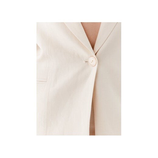 Patrizia Pepe Marynarka 2S1453/A052-W347 Écru Regular Fit Patrizia Pepe 38 MODIVO