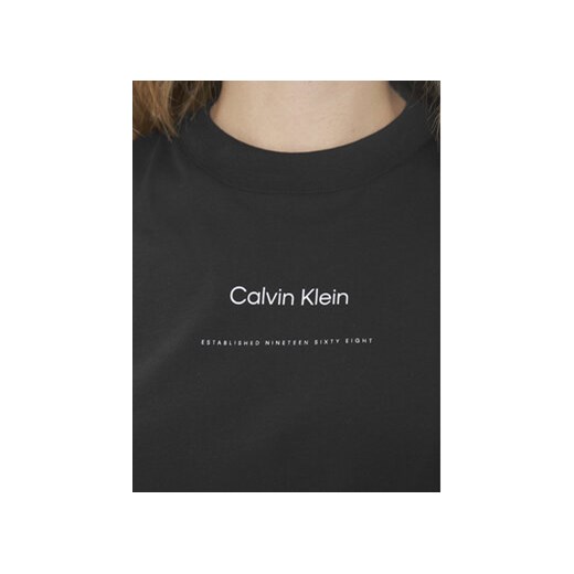 Calvin Klein T-Shirt Multi Logo K20K207215 Czarny Regular Fit Calvin Klein XS MODIVO