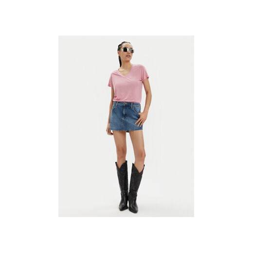 Lee T-Shirt 112350202 Różowy Regular Fit Lee L MODIVO