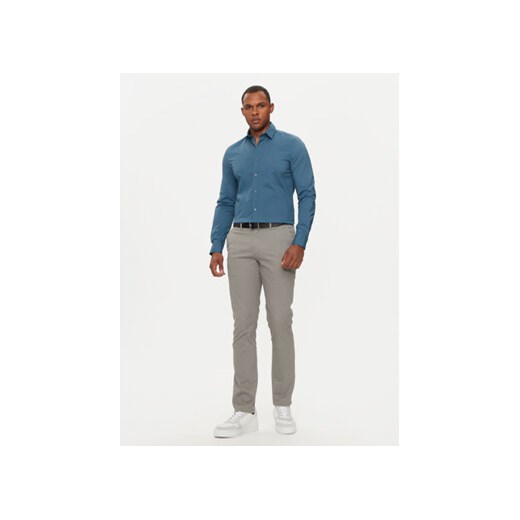 Sisley Koszula 5CNX5QL19 Niebieski Slim Fit Sisley 43 MODIVO
