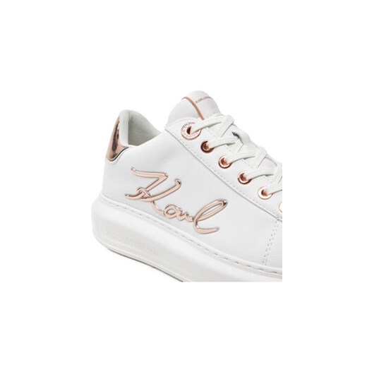 KARL LAGERFELD Sneakersy KL62510A Biały Karl Lagerfeld 37 MODIVO