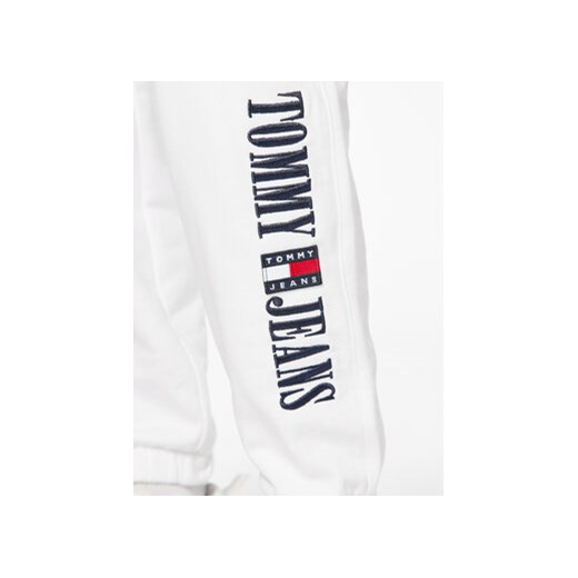 Tommy Jeans Spodnie dresowe DW0DW15370 Biały Loose Fit Tommy Jeans L MODIVO