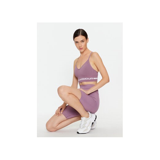 Under Armour Biustonosz sportowy Ua Seamless Low Long Bra 1357719 Fioletowy Under Armour M MODIVO