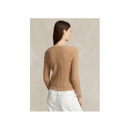Polo Ralph Lauren Sweter 211910422002 Beżowy Regular Fit Polo Ralph Lauren L MODIVO