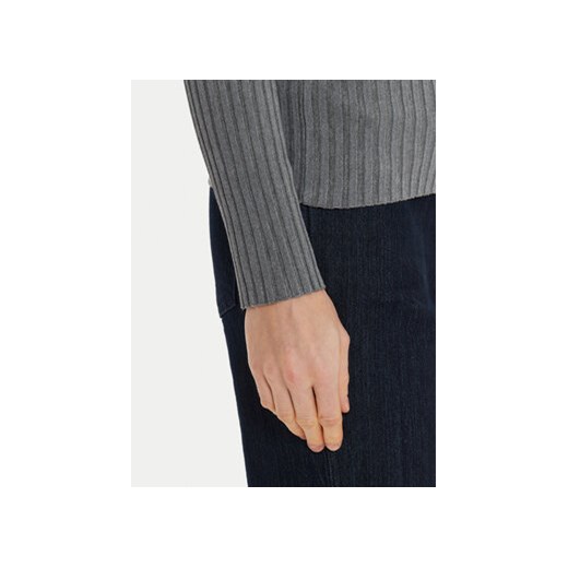 Morgan Sweter 232-MANDRIN Szary Slim Fit Morgan XS MODIVO