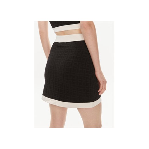 Elisabetta Franchi Spódnica mini GK-98B-42E2-004477 Czarny Slim Fit Elisabetta Franchi 48 MODIVO