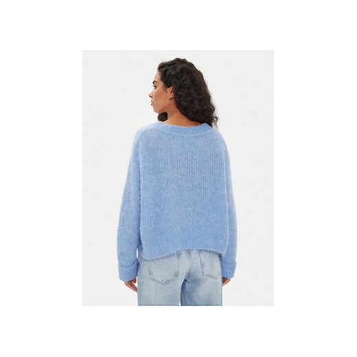 American Vintage Sweter Bymi BYM18AE24 Niebieski Regular Fit American Vintage L MODIVO