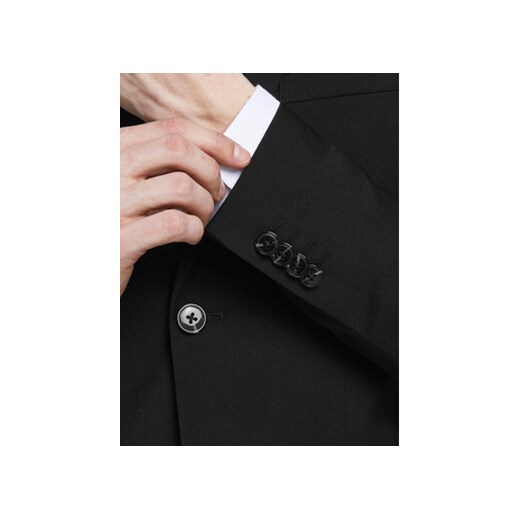 Jack&Jones Garnitur Franco 12181339 Czarny Super Slim Fit 52 MODIVO